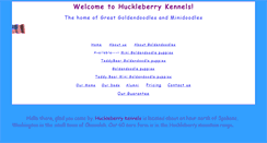 Desktop Screenshot of huckleberrykennels.com